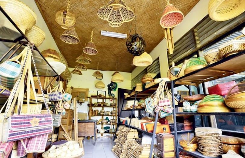 Produk Anyaman Bambu Desa Brajan, sumber : Paket Wisata ke Jogja