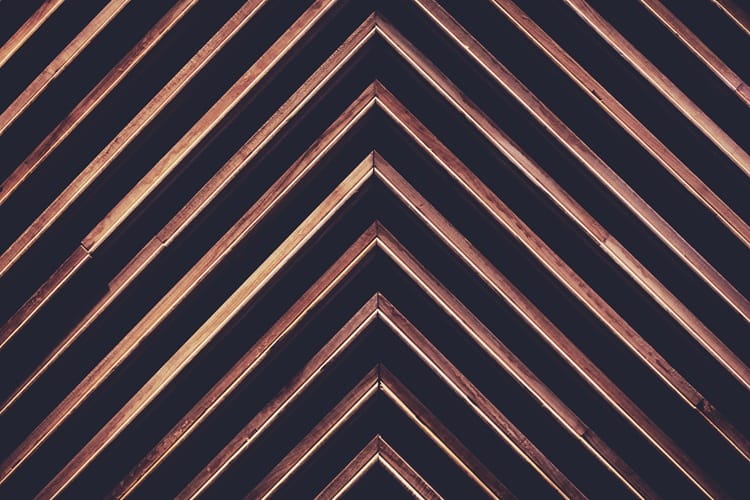 Wall art geometris kayu, Sumber: pexels.com
